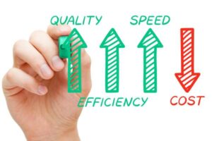 commercial construction quality vs efficiency