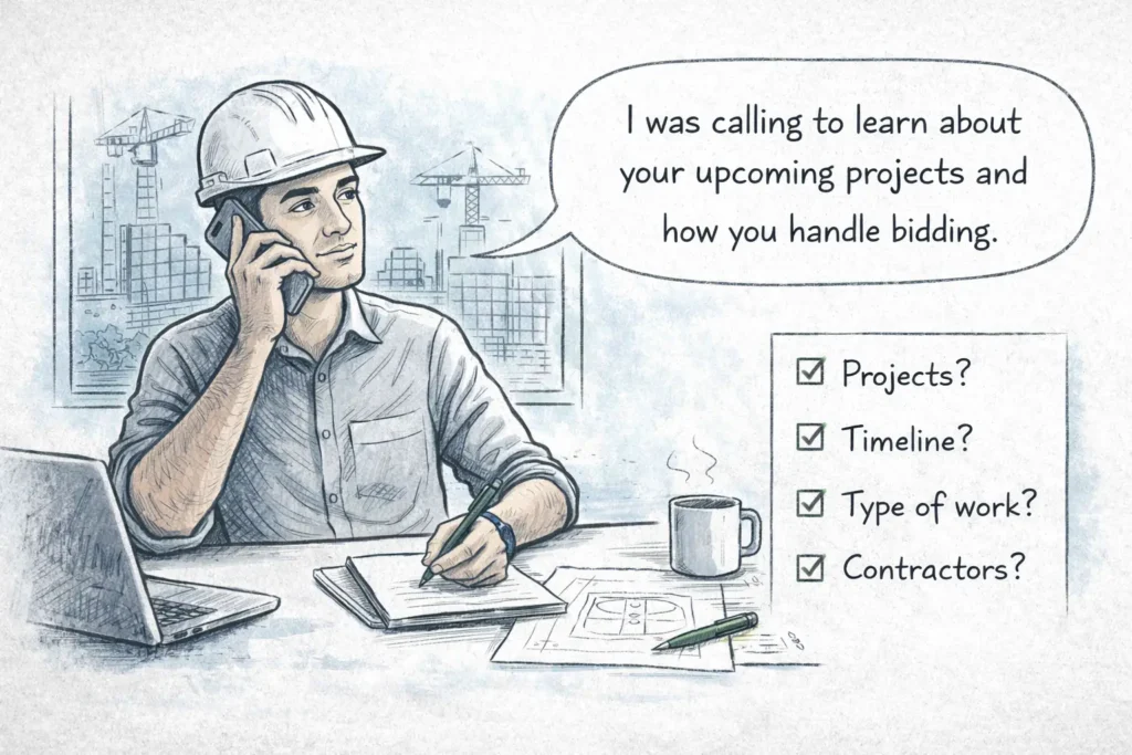 cold calling in construction