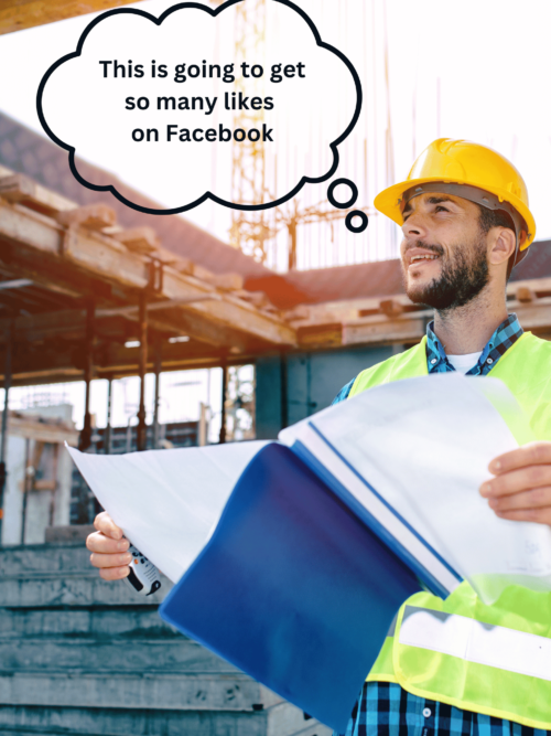 Facebook Ads blog title image for construction company advertising
