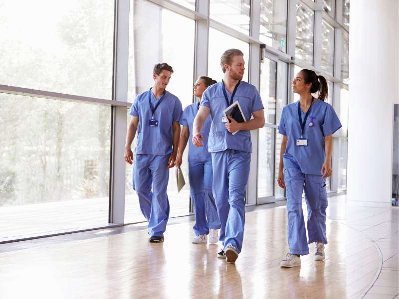Healthcare facility construction project representing the medical construction niche