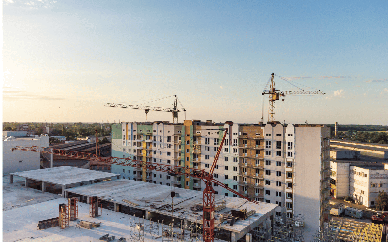 Commercial construction commission structures by type